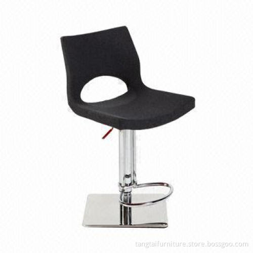 Swivel Bar Stool, Made of PU/Fabric and Chrome Frame, ODM/OEM Services Provided